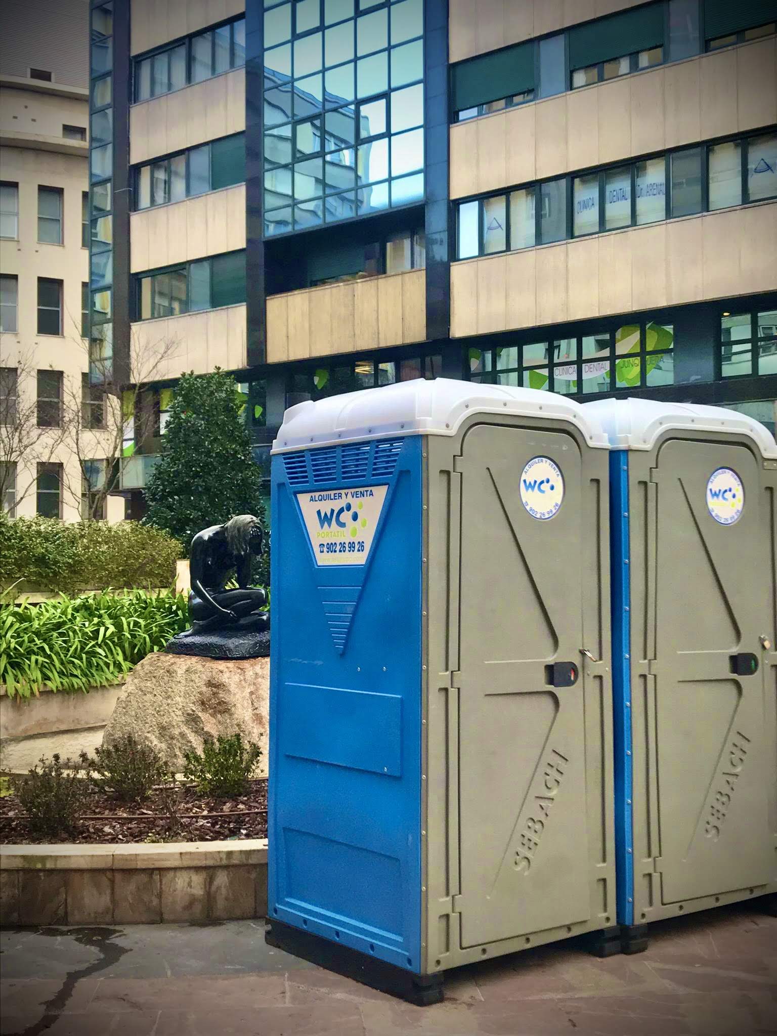 Cabinas WC Portátil en evento